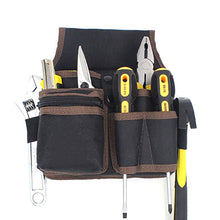 Load image into Gallery viewer, Multifunctional Storage Bag Oxford Cloth Electrician Waist Bag with Belt Repair Pouch Pocket Tool Bag Hardware Repair Tools Holder