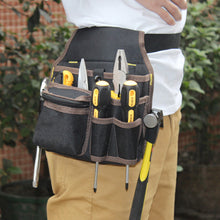 Load image into Gallery viewer, Multifunctional Storage Bag Oxford Cloth Electrician Waist Bag with Belt Repair Pouch Pocket Tool Bag Hardware Repair Tools Holder
