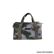 Load image into Gallery viewer, 14/16/18inch Canvas Tools Bag Potable Electrician Hardware Organizer Bag Outdoor Waterproof Repair Tools Woodworking Tools Storage Bag Camping Storage Bag