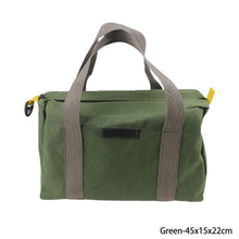 Load image into Gallery viewer, 14/16/18inch Canvas Tools Bag Potable Electrician Hardware Organizer Bag Outdoor Waterproof Repair Tools Woodworking Tools Storage Bag Camping Storage Bag