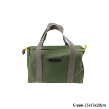 Load image into Gallery viewer, 14/16/18inch Canvas Tools Bag Potable Electrician Hardware Organizer Bag Outdoor Waterproof Repair Tools Woodworking Tools Storage Bag Camping Storage Bag