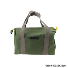 Load image into Gallery viewer, 14/16/18inch Canvas Tools Bag Potable Electrician Hardware Organizer Bag Outdoor Waterproof Repair Tools Woodworking Tools Storage Bag Camping Storage Bag