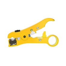 Load image into Gallery viewer, Universal Cutter Stripper Wire Cable for Flat or Round UTP/STP RG59/6/7/11 Wire Coax Coaxial Stripping Tool