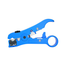 Load image into Gallery viewer, Universal Cutter Stripper Wire Cable for Flat or Round UTP/STP RG59/6/7/11 Wire Coax Coaxial Stripping Tool