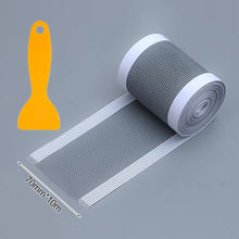 Load image into Gallery viewer, 10/5m Cuttable Shower Drain Hair Catcher Self-Adhesive Floor Drain Stickers Disposable Mesh Sink Strainer Filter Bathroom Kitchen Drain Hair Filter