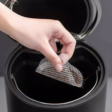 Load image into Gallery viewer, 30pcs Shower Drain Hair Catcher Self-Adhesive Floor Drain Stickers Disposable Mesh Sink Strainer Filter Bathroom Kitchen Drain Hair Filter