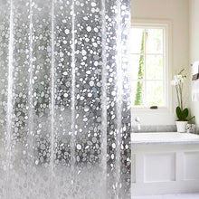 Load image into Gallery viewer, Shower Curtain Bathing Curtains with Hook Mildewproof Waterproof Shower Screens Matte Curtain Bathroom Home Decoration