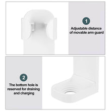 Load image into Gallery viewer, Electric Toothbrush Stand Rack Organizer Toothbrush Wall-Mounted Holder Electric Razor Rack Holder Space Saving Bathroom Accessories