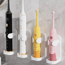 Load image into Gallery viewer, Electric Toothbrush Stand Rack Organizer Toothbrush Wall-Mounted Holder Electric Razor Rack Holder Space Saving Bathroom Accessories