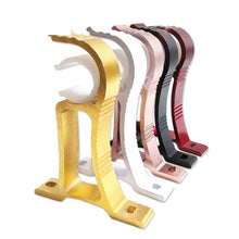 Load image into Gallery viewer, Thicken Aluminum Alloy Curtain Rod Brackets Home Ceiling Curtain Rod Installation Hook Room Drapery Wall Mounted Hanging Rack