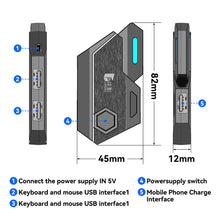 Load image into Gallery viewer, Mobile Games Controller For Gamwing Mix SE/Elite Mouse & Keyboard Converter & Combo Pack Faster Reaction Customize The Button