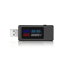 Load image into Gallery viewer, KWS USB Power Meter Tester Power Detector Current Voltage Charger Capacity Tester Meter Current Voltage Battery Capacity Tester