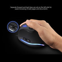 Load image into Gallery viewer, Vertical Gaming Mouse Programmable USB Wired RGB Optical Mouse 11 Buttons 10000 DPI Adjustable Ergonomic Gamer Mice