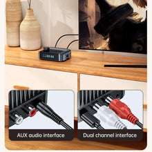 Load image into Gallery viewer, Bluetooth Receiver Transmitter BT5.3 Stereo LED U Disk 3.5MM AUX Jack RCA Wireless Handsfree Call Music Audio Adapter For TV Car