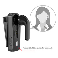 Load image into Gallery viewer, Collar Earphones for One Ear Bluetooth 5.1 Wireless Headset Business Earphone With Mic Headphones in Lotus Handsfree for Drive