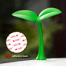 Load image into Gallery viewer, 3D Car Bean Sprouts Sapling Stickers Roof Decoration Antenna Roof Top Stickers Car Exterior Decoration Motorcycle Helmets Decals