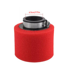 Load image into Gallery viewer, ATV Motorcycle Foam Air Filter 35mm 38mm 42mm 45mm 48mm Straight Elbow Sponge Cleaner Moped for Scooter Dirt Pit Bike