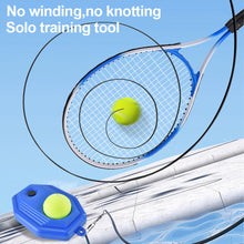 Load image into Gallery viewer, Tennis Rebound Trainer Single Player With Elastic String And Base Beginner Training Aids Outdoor Training Tool Suitable For Adults And Children