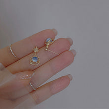 Load image into Gallery viewer, Cosmic Star River Earrings Blue Opal Niche Unique Planet Earrings Ear Studs Women Versatile Ear Jewelry