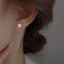 Load image into Gallery viewer, Asymmetric Moon Planet Zircon Earrings Temperamental Personalized Alloy Earrings Ear Studs Exquisite Ear Jewelry