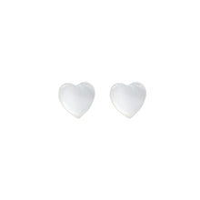 Load image into Gallery viewer, White Moonlight Opal Heart-shaped Earrings Fashionable Elegant Resin Earrings Ear Studs Women Ear Jewelry