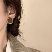 Load image into Gallery viewer, Retro Irregular Square Earrings Fashionable Versatile Alloy Earrings Ear Studs Women Ear Jewelry Accessories