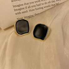 Load image into Gallery viewer, Retro Irregular Square Earrings Fashionable Versatile Alloy Earrings Ear Studs Women Ear Jewelry Accessories