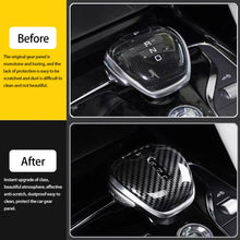 Load image into Gallery viewer, Carbon Fiber Car Gear Shift Knob Cover Gear Sticker Pattern for BYD Song Plus DM-i Qin Pro DM Accessories