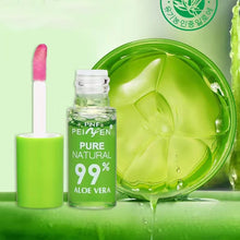 Load image into Gallery viewer, Natural Aloe Vera Color Changing Lip Glaze Hydrating Moisturizing Lip Oil Temperature Color Changing Mirror Lip Oil Lip Balm