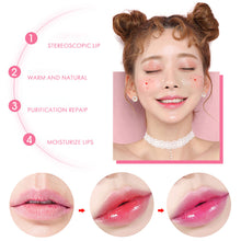 Load image into Gallery viewer, Natural Aloe Vera Color Changing Lip Glaze Hydrating Moisturizing Lip Oil Temperature Color Changing Mirror Lip Oil Lip Balm