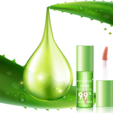 Load image into Gallery viewer, Natural Aloe Vera Color Changing Lip Glaze Hydrating Moisturizing Lip Oil Temperature Color Changing Mirror Lip Oil Lip Balm