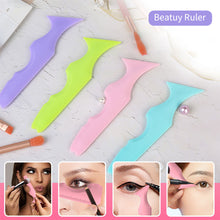 Load image into Gallery viewer, Eyeshadow Stencil Crease Line Kit Silicone Eye Shadow Stamp Eyes Applicator Lazy Eyeshadow Fixer In Seconds Makeup Tools