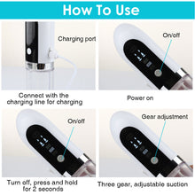 Load image into Gallery viewer, Small Bubble Beauty Instrument Household Pore Cleaning Introduction Oxygen Injection Instrument Electric Blackhead Removal Artifact