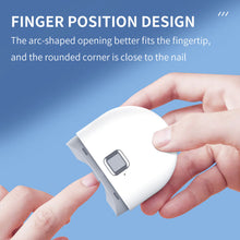Load image into Gallery viewer, Automatic Electric Nail Clipper Trimmer Nail Scissors Anti-Splash Safe Nail Machine Manicure Machine Adult Children Nails Drill