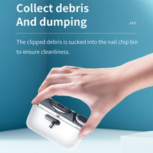 Load image into Gallery viewer, Fully Automatic Multifunctional Nail Grinder 2-in-1 Electric Nail Clipper Polishing Bright Nail Clipper