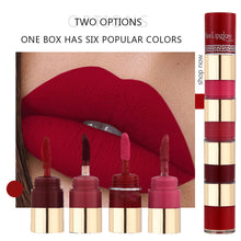 Load image into Gallery viewer, 5 Colors Velvet Matte Lipstick Waterproof Sweatproof Long-lasting Non-fading Nude Lip Gloss Lip Makeup Cosmetics