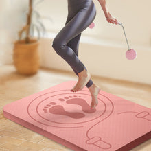 Load image into Gallery viewer, Home TPE Yoga Mat Professional Indoor Shock Absorption Non-Slip Sound Insulation Cordless Skipping Mat Sports Weight Loss Fitness Cushion