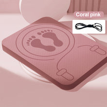 Load image into Gallery viewer, Home TPE Yoga Mat Professional Indoor Shock Absorption Non-Slip Sound Insulation Cordless Skipping Mat Sports Weight Loss Fitness Cushion