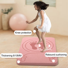 Load image into Gallery viewer, Home TPE Yoga Mat Professional Indoor Shock Absorption Non-Slip Sound Insulation Cordless Skipping Mat Sports Weight Loss Fitness Cushion