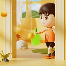 Load image into Gallery viewer, Indoor Hanging Table Tennis Trainer Automatic Line Up Door Frame Suspended Table Tennis Ball Machine Hand And Foot Coordination Vision Exerciser