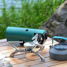 Load image into Gallery viewer, Outdoor Folding Cassette Stove Camping Portable All-In-One Gas Stove Picnic High Fire Stoves Gas Tanks Not Included