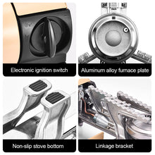 Load image into Gallery viewer, Outdoor Folding Cassette Stove Camping Portable All-In-One Gas Stove Picnic High Fire Stoves Gas Tanks Not Included