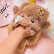 Load image into Gallery viewer, 1Pc Cartoon Warm Hot Water Bottle Bag Girl Warm Belly Warmer Filled Explosion-proof Portable Winter Reusable Hand Warmer