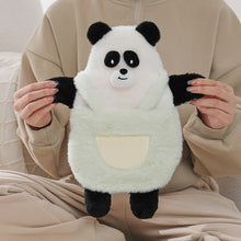 Load image into Gallery viewer, 1Pc 750ml Cute Warm Hot Water Bottle Bag Girl Warm Belly Warmer Filled Explosion-proof Portable Winter Reusable Hand Warmer