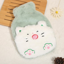 Load image into Gallery viewer, 1Pc 500ml Cute Warm Hot Water Bottle Bag Girl Warm Belly Warmer Filled Explosion-proof Portable Winter Reusable Hand Warmer