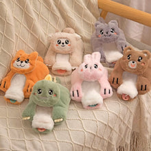 Load image into Gallery viewer, 1Pc 500ml Cute Warm Hot Water Bottle Bag Girl Warm Belly Warmer Filled Explosion-proof Portable Winter Reusable Hand Warmer