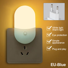 Load image into Gallery viewer, 1Pc Bedside Lamp Night Light EU US Plug LED Night Light Bedroom Lamp Gift for Children Cute Night Lamp For Corridor WC
