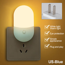 Load image into Gallery viewer, 1Pc Bedside Lamp Night Light EU US Plug LED Night Light Bedroom Lamp Gift for Children Cute Night Lamp For Corridor WC