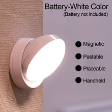 Load image into Gallery viewer, 360 Rotated PIR Motion Sensor LED Night Light Wall Lamps Rechargeable Under Cabinet Light Wireless Closet Night Lamp