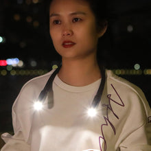 Load image into Gallery viewer, LED Rechargeable Neck Light 3 Modes Hug Reading Lamp Portable Book Lamp Novelty Flashlight Book Lamp Night Light Neck Light